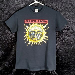 Great Condition SUBLIME Band T Shirt Men's Small Black Sun Logo  "is what I got"
